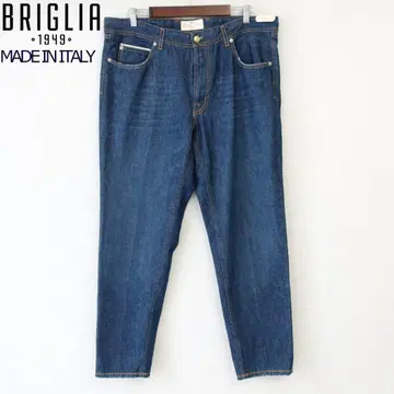 새상품 BRIGLIA 1949 이탈리아제 청바지 테이퍼드 인디고49