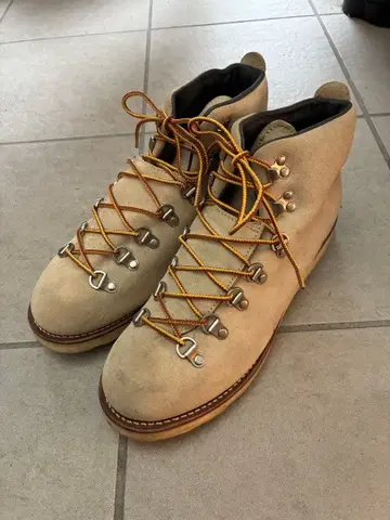 Hawkins 베이지 스웨이드 하이컷 부츠 REDWING 상태 좋음