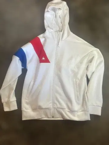 르꼬끄 화이트 풀 집업 트레이닝복 L