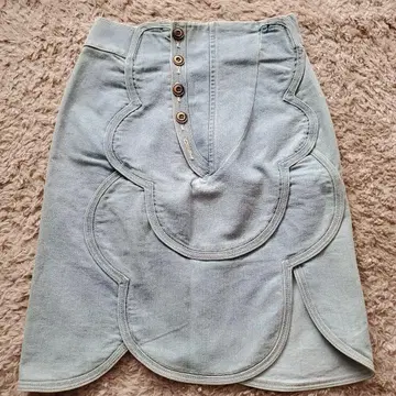 TSUMORI CHISATO 데님 스커트