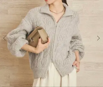 새상품 Plage les Tendre alan zip UP 니트