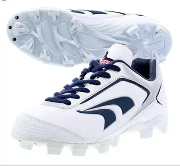 쿠보타 슬러거 스파이크 26cm 화이트/네이비 클리너 세트