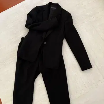 [ INDIVI 인디비 ] 수트 상하의 세트 사이즈 S S 일본제 블랙