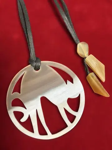 란도 시누르 소뿔 펜던트 목걸이 (샵 채널)