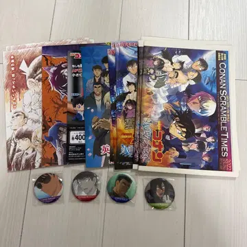 명탐정 코난 경찰학교조 전단지 캔뱃지 세트