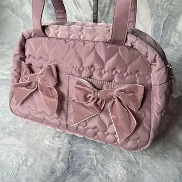 새상품급 미사용 m petit by misako 핑크 백 리본 하트