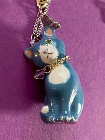 미사용 ANNA SUI 목걸이 고양이