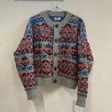 COOHEM 페어아일 니트 가디건