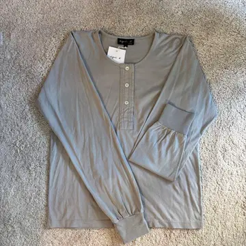 아네스베 그레이 7부 소매 티셔츠 M