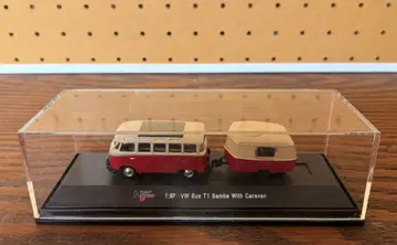 VW Bus T1 Samba With Caravan 1:87