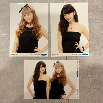 [레어] 다이아 레이디 U-FACOTRY 아이돌 사진 3장 세트