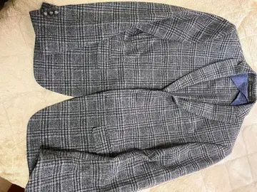 ZARA MAN 체크 무늬 테일러드 자켓