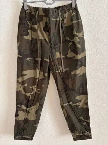 카모플라쥬 사이드 스트라이프 카고 팬츠