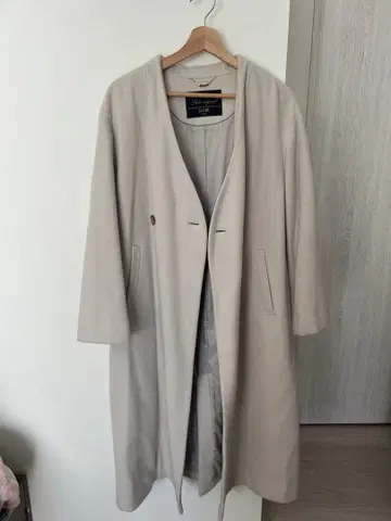 SLOBE 베이지 롱 코트