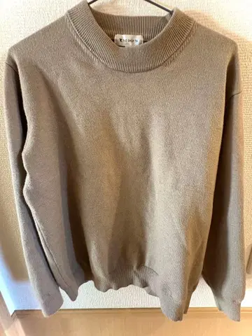 THE SHOP TK 베이지 크루넥 니트