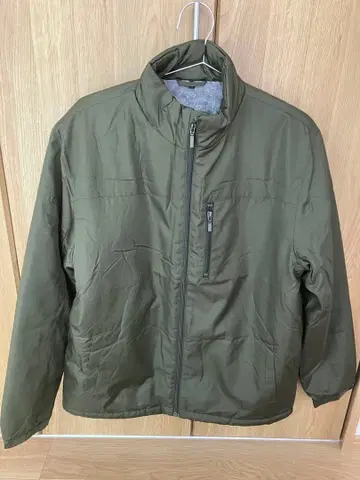 남성용 아우터 카키 L 사이즈 보아 안감