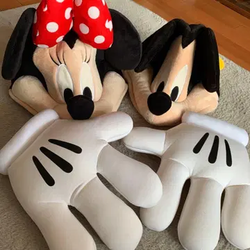 미키 미니 모자 와 그로브 세트