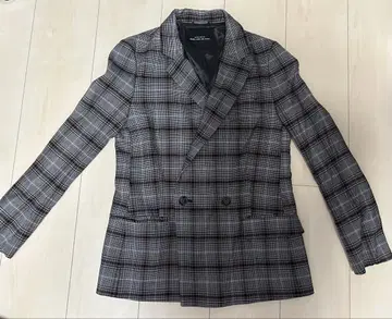 그린 레이블 릴랙싱 체크 무늬 자켓