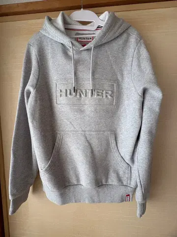 HUNTER 그레이 후드티 S