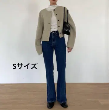 Didot.showroom / long boots cut denim