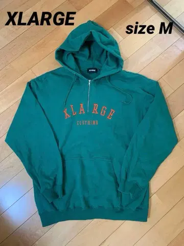 XLARGE 그린 후드티 M 사이즈