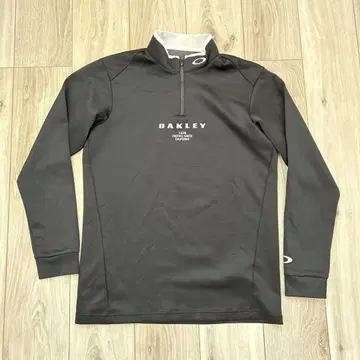 OAKLEY 하프 지퍼 블랙 셔츠 하프 지퍼