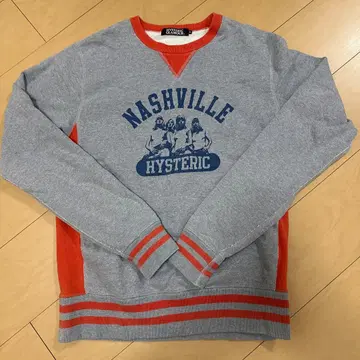 HYSTERIC GLAMOUR 그레이 맨투맨 M