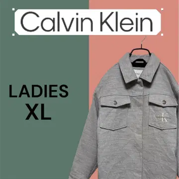 Calvin Klein Jeans 로고 셔츠 자켓