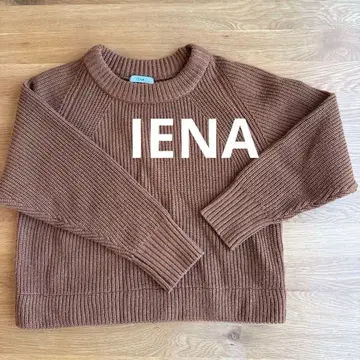 이에나 IENA 스웨터 프리 사이즈 브라운 갈색