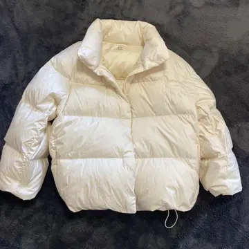 컨디션 최상 유니클로 XL 파우더 소프트 다운 자켓/NANODESIGN