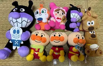 호빵맨 봉제 인형 묶음 판매