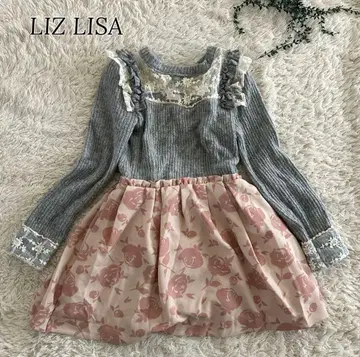 리즈리사 히메갸루 y2k 헤이세이 도킹 원피스 프릴