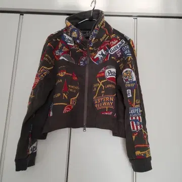 EIKO KONDO 에이코 콘도 숏 기장 니트 절개 블루종