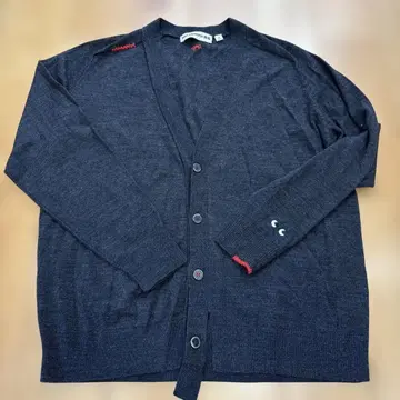 유니클로 안야 힌드마치 메리노 오버 사이즈 V넥 가디건