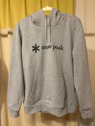 스노우피크 그레이 후드티 M 사이즈