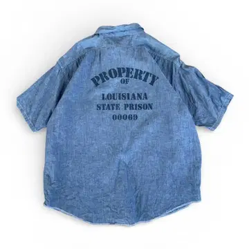 [ 초레어 ] 60s 프리즈너 셔츠 빈티지 샴브레이 셔츠