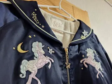 시크릿허니 유니콘 자수 자켓