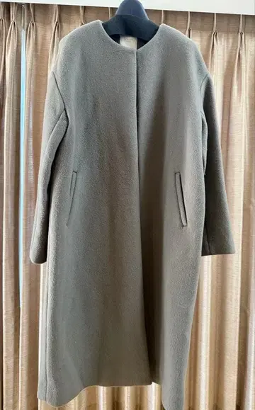 BEAMS 노카라 울 코트 ( 사이즈 M )