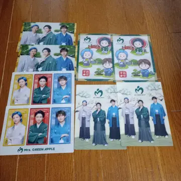 Mrs. GREEN APPLE 로손 비주얼 시트 전 4종 2세트