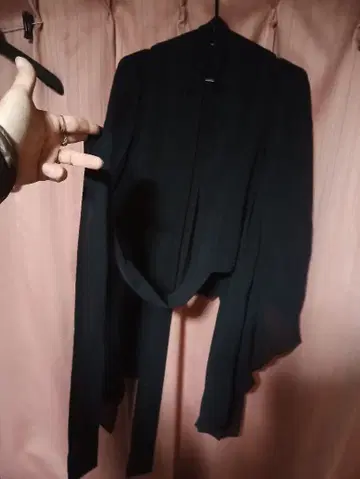 질스튜어트 블랙 긴팔 가디건 사이즈 2