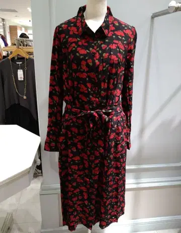 킹 루이 꽃무늬 원피스 38 아모르 카프리스