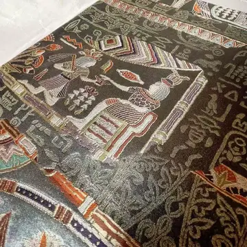 이집트풍 무늬 후쿠로 오비