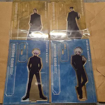 주술회전 회옥옥절 아크릴 스탠드 게토 스구루 고죠 사토루 A B 세트