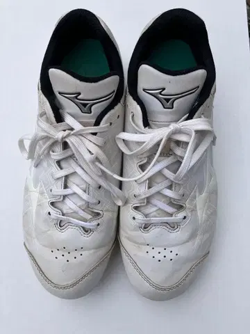 MIZUNO 미즈노 야구 연식 스파이크 화이트 26cm
