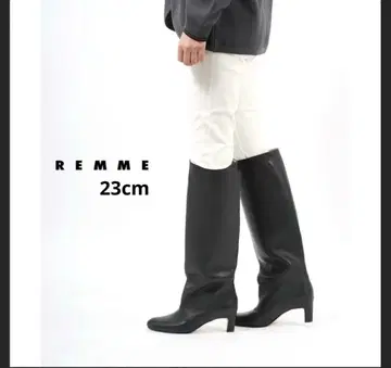 [ 새상품 ] REMME 롱 부츠 블랙