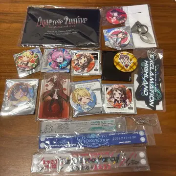 뱅드림 캔뱃지 러버 밴드 키링