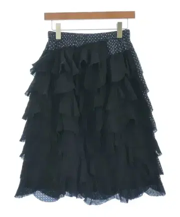 트리코트 꼼데가르송 미디 스커트 여성용