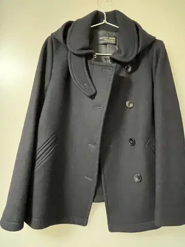 URBAN RESEARCH DOORS 네이비 피 코트