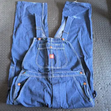 BIG BEN 오버롤 36x30 구제 의류 두꺼운 원단