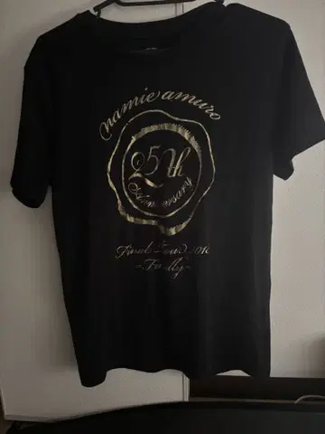 아무로 나미에 팬클럽 25th Anniversary 티셔츠